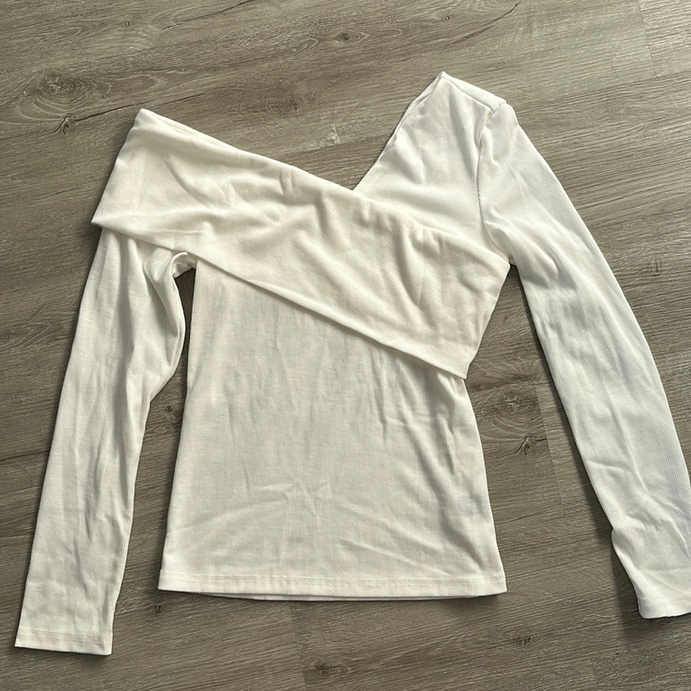 Off-The-Shoulder White Top